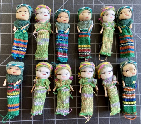 Green Worry Dolls corporate giveaways