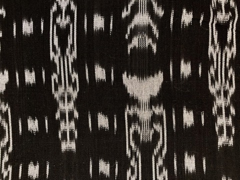 Jaspe Cloth (Ikat) Black And White 