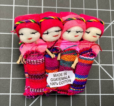 Pink Worry Dolls corporate giveaways