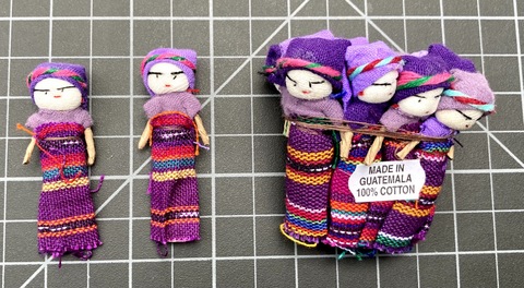Purple Worry Dolls corporate giveaways
