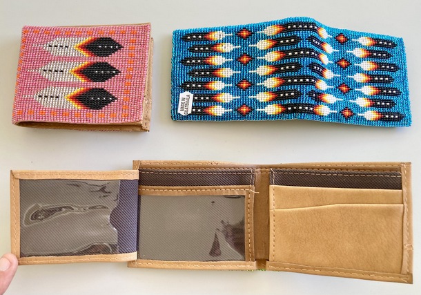 Bead Wallet Native American Style Artisan Handcrafted from Guatemala