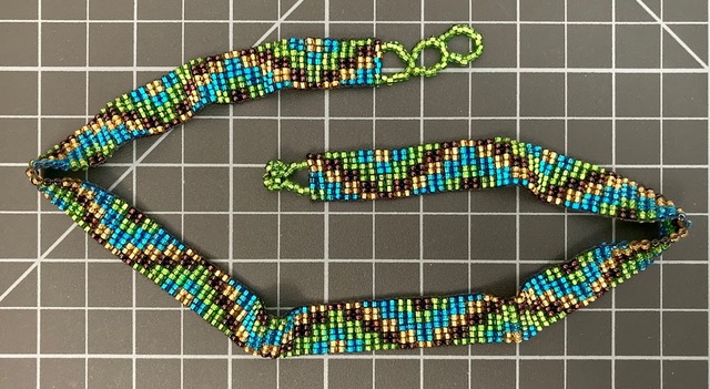 Beaded 8 Row Necklace 