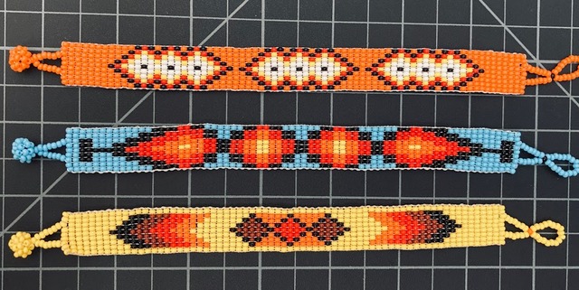 Beaded 9 Row Native American Style Bracelet Native American style