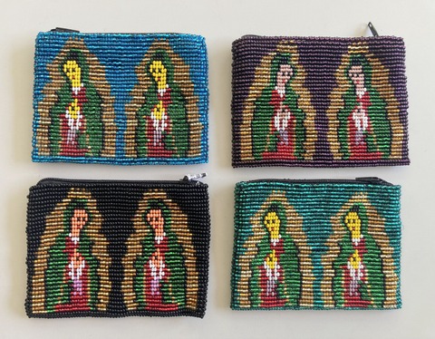 Beaded Coin Purse Virgin Guadalupe 
