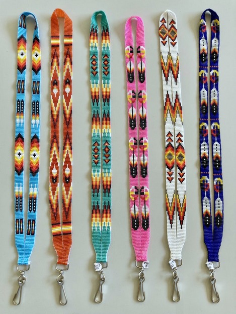 Lanyard - Beaded - Native American Mix - Artisan Crafted in Guatemala