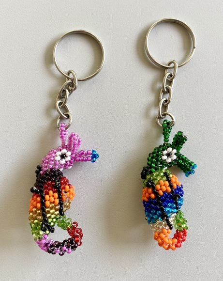 Keychain - Beaded - Seahorse - Artisan Crafted in Guatemala