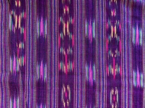 Cloth - Handloomed - Purple, Blue, Pink - Artisan Crafted in Guatemala