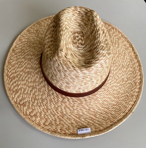 Palm Hat Cattleman Guatemalan, Guatemala, Mayan, handmade, colorful, wholesale, artisan, Palm, Hat, Cattleman