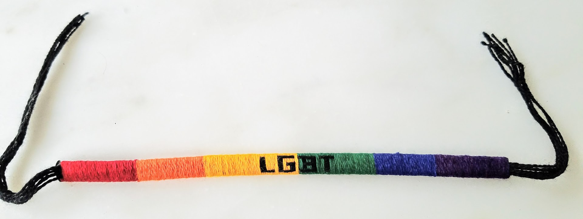 Rainbow LGBT Friendship Bracelet rainbow