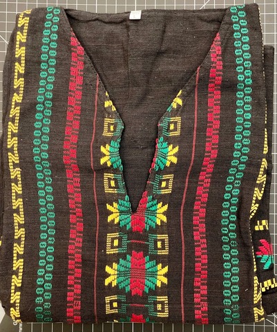 Rasta Embroidered Pullover Shirt 