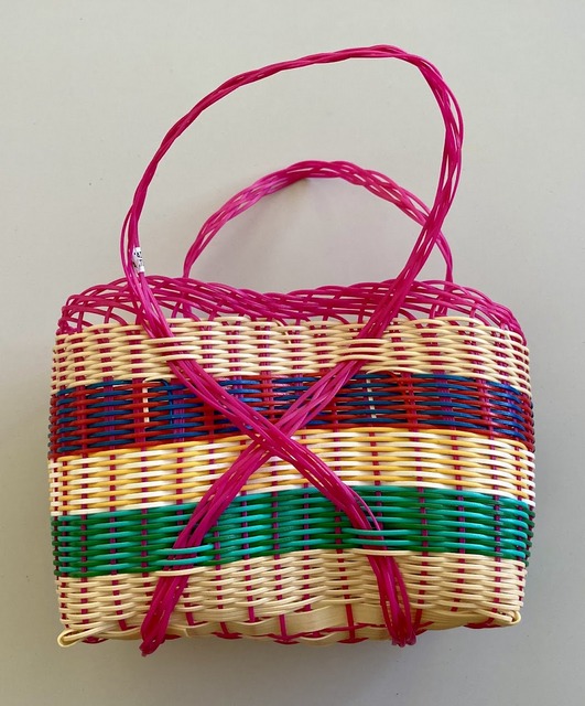 Recycled Plastic Tote Bag Eco-Friendly Artisan Made