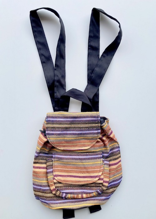Small Backpack - Handmade Cotton Guatemalan - Artisan Crafted in Guatemala