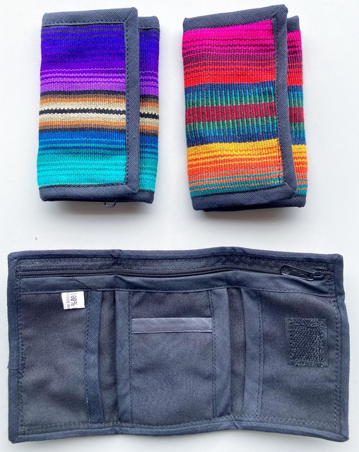 Handmade Trifold Wallet - Multicolor from Guatemala