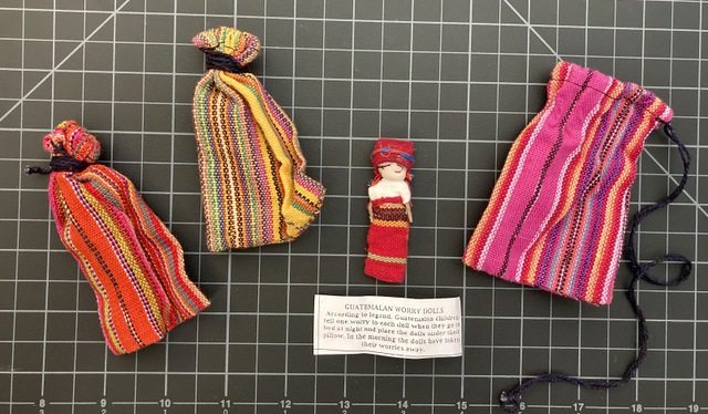 Worry Doll In Drawstring Bag 