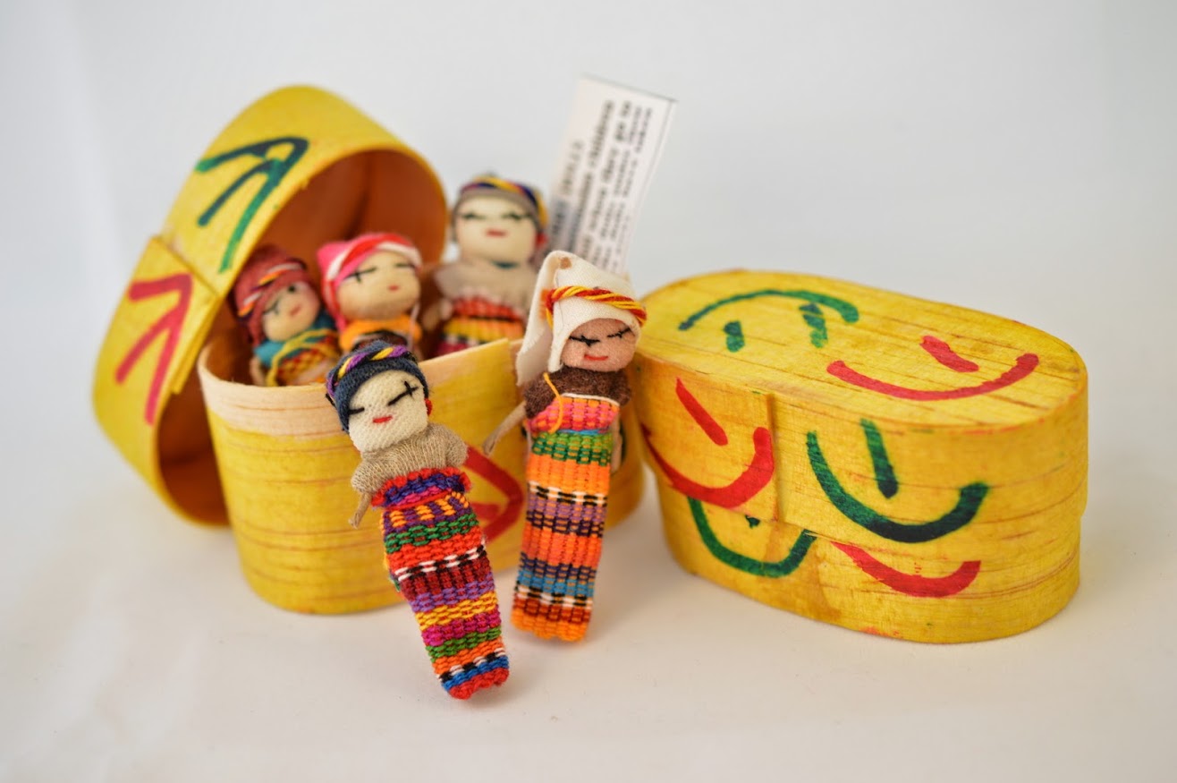 Worry Dolls Box Of Five 2 Inch Dolls corporate giveaways