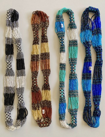Zulu Necklace Artisan Hand-Beaded Guatemalan Masterpiece